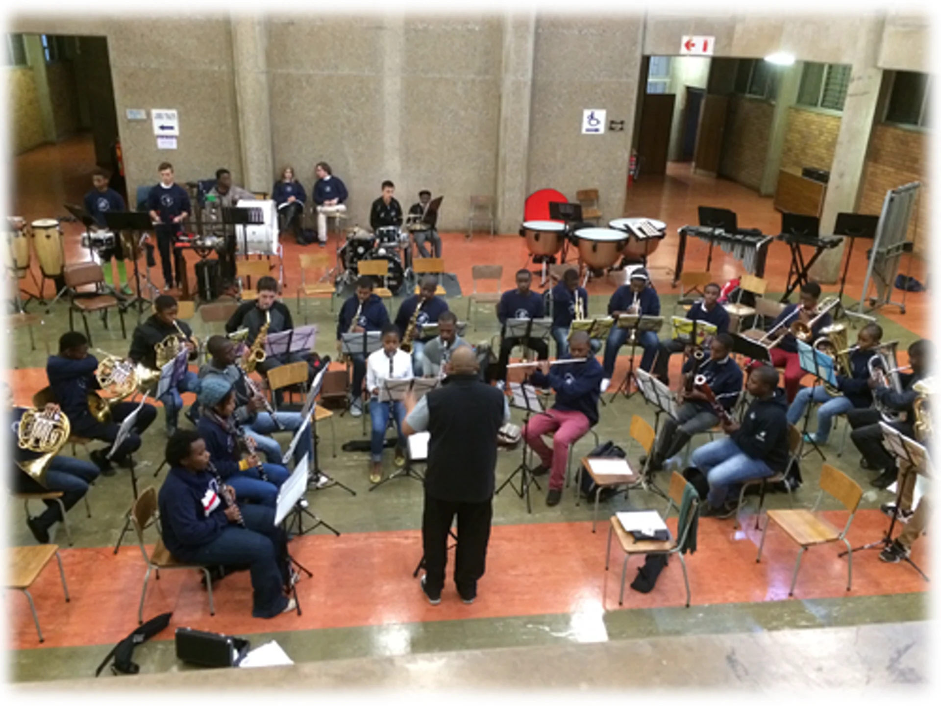 Orchestra performing at the SASMT Festival
