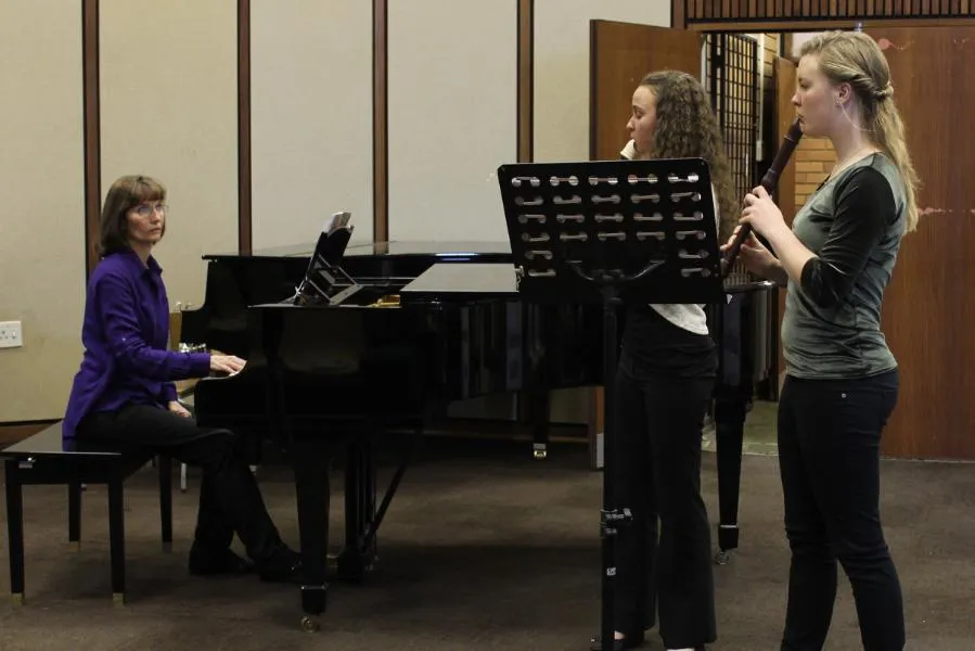 Piano recital moment