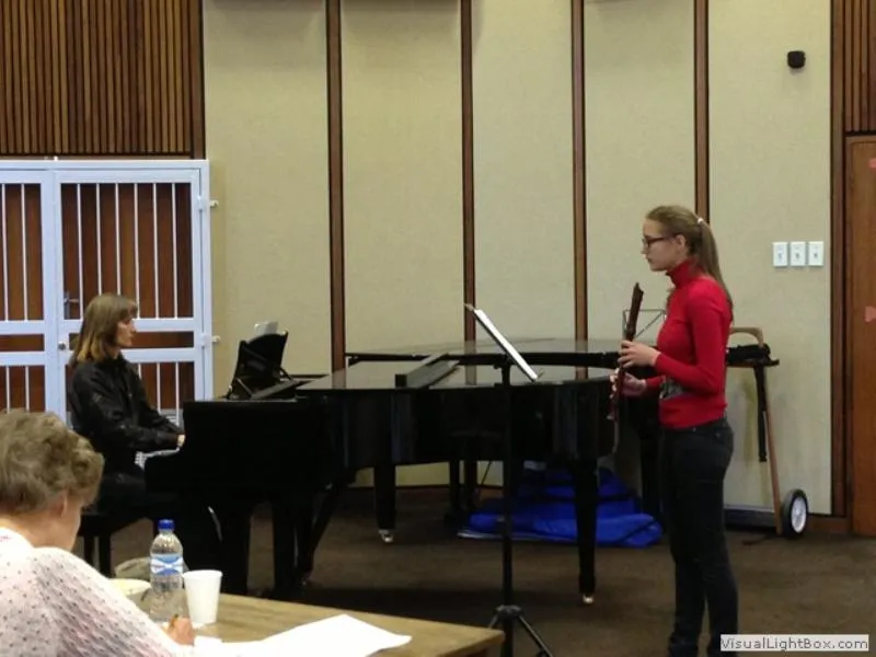 Recorder and piano performance