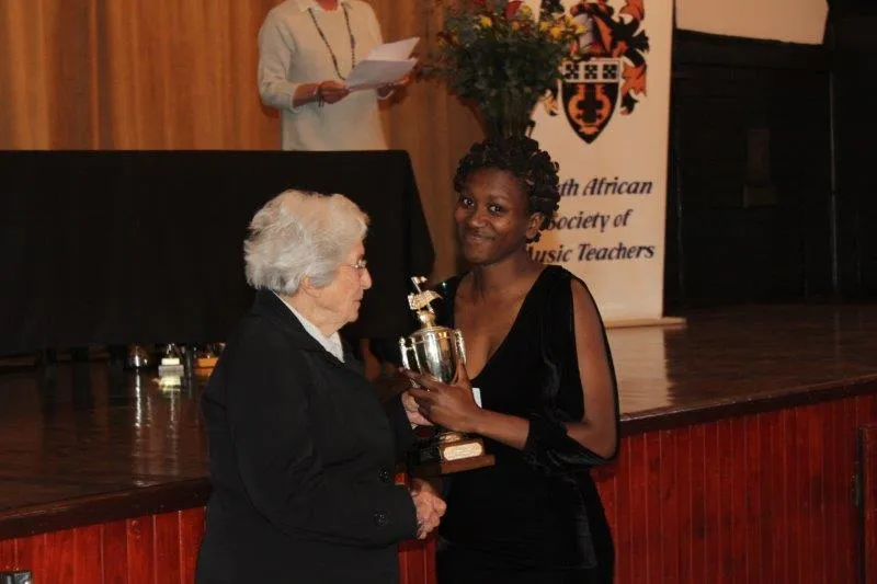 Award presentation moment