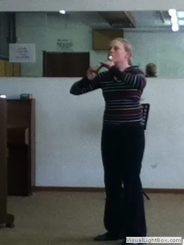 Music festival moment