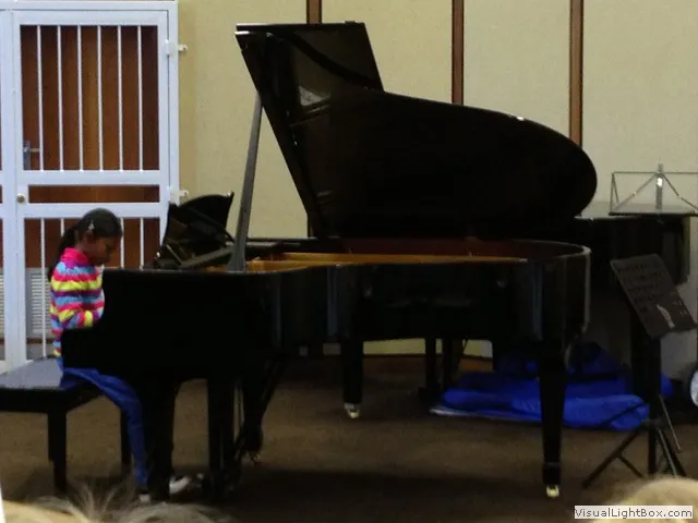 Student piano performance