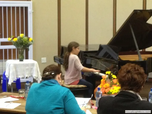 Pianist at the festival