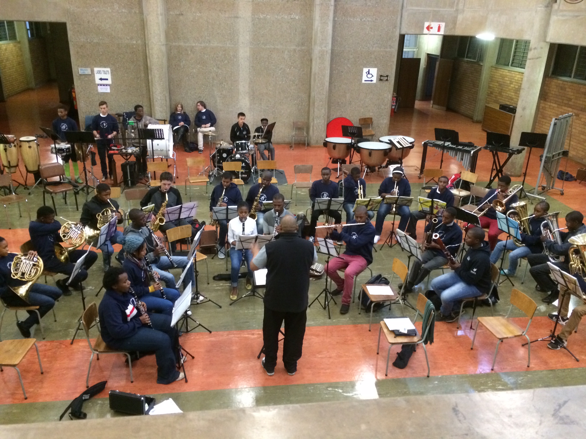 Orchestra performing at the SASMT Johannesburg Festival